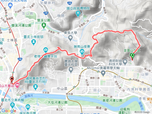 金面山-劍潭捷運站