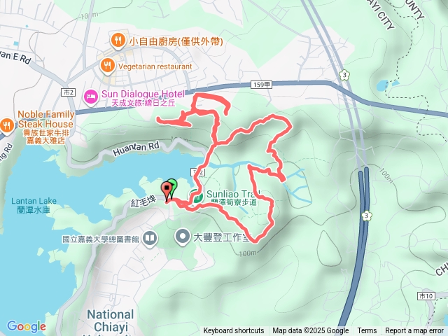 蘭潭後山步道(筍寮山湖底西北峰山仔頂山紅毛埤山鎮德宮二漢坡)預覽圖