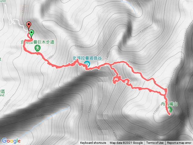 北德拉曼山-北鳥嘴山