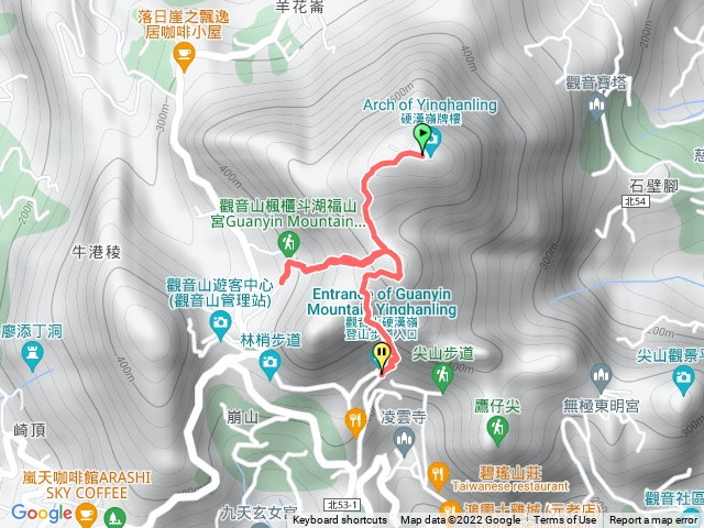 硬漢嶺下陂路線（迷路版）