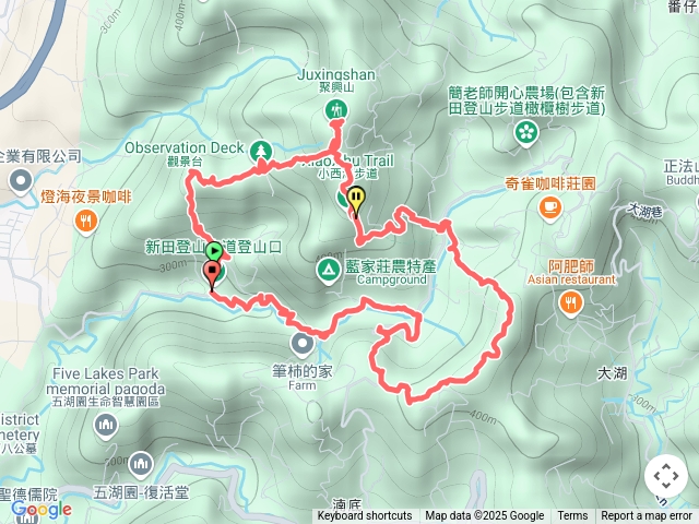 新田山大胡山0繞