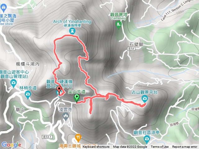 觀音山尖山連走