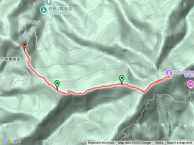 凌空廊道、大混山、李棟山回程快掛掉