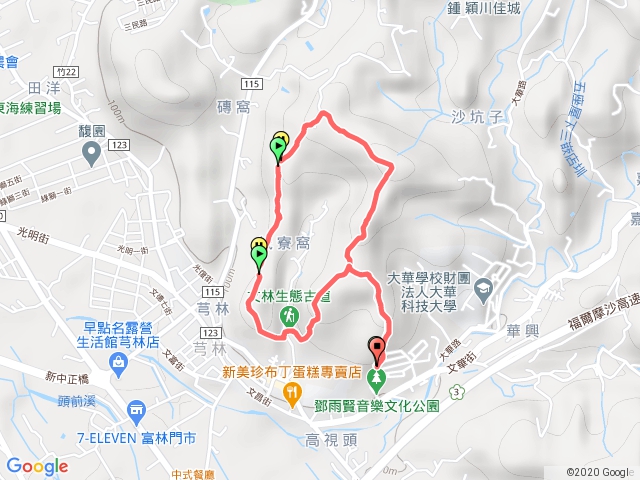 文林古道、高梘頭山