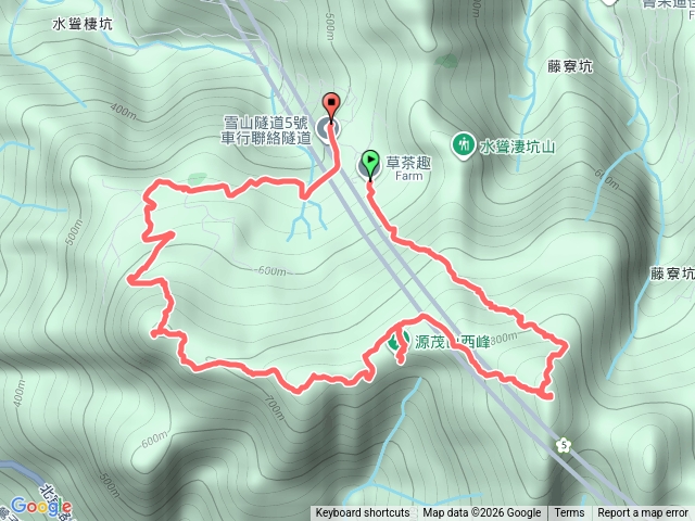 坪林雙星+1(源茂山.源茂山西峰.和尚髻山)O走預覽圖