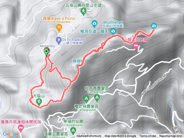 大隘山_五指連峰