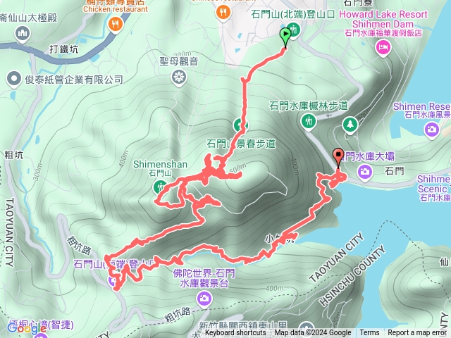 石門水庫(景春步道太平山清水坑山石門山小粗坑山小粗坑步道)預覽圖