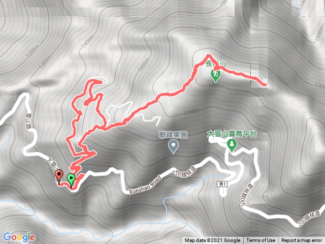 大雪山19.5k-長壽山-夫妻樹-登山客