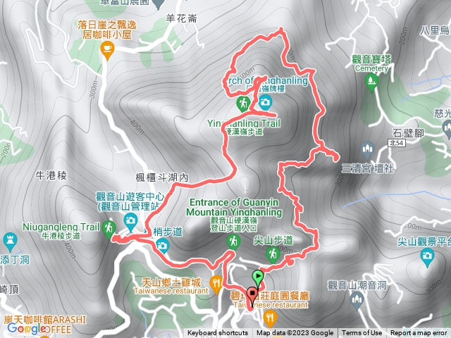 觀音山北橫古道硬漢嶺