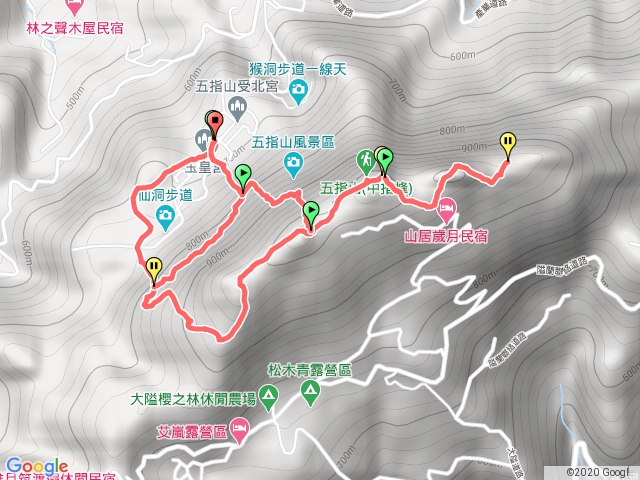 五指山（巴形）路線
