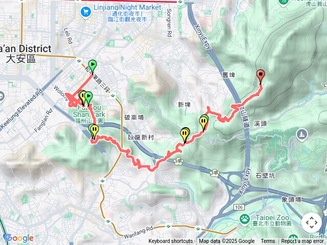 【任務一】2025臺北大縱走臺北大縱走第六段：中華科技大學至捷運麟光站202506131817