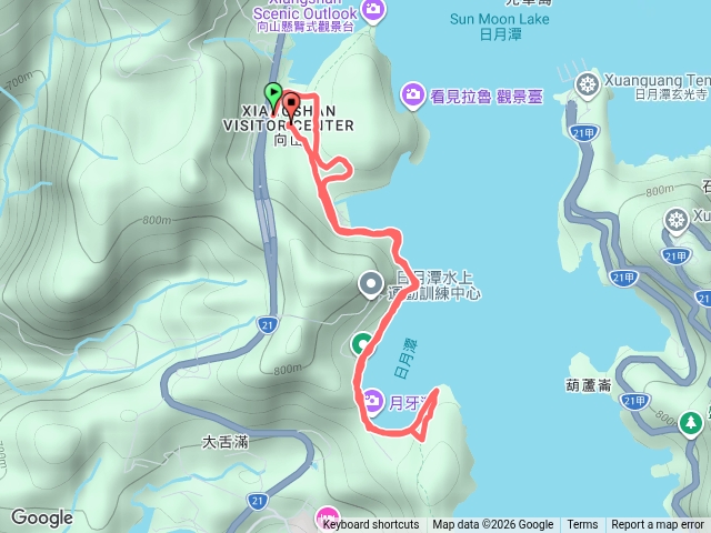 向山遊客中心-月牙灣(2026-10-18)預覽圖