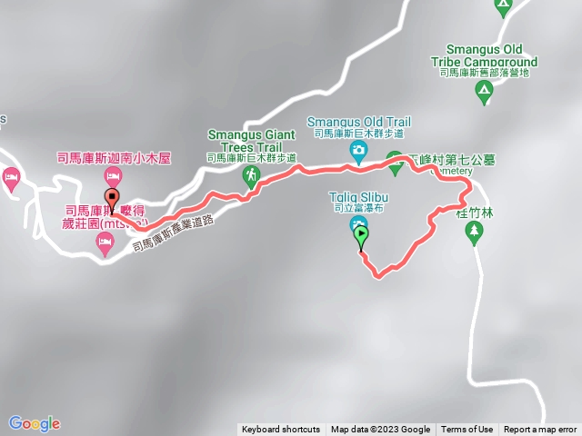司馬庫斯司立富瀑布