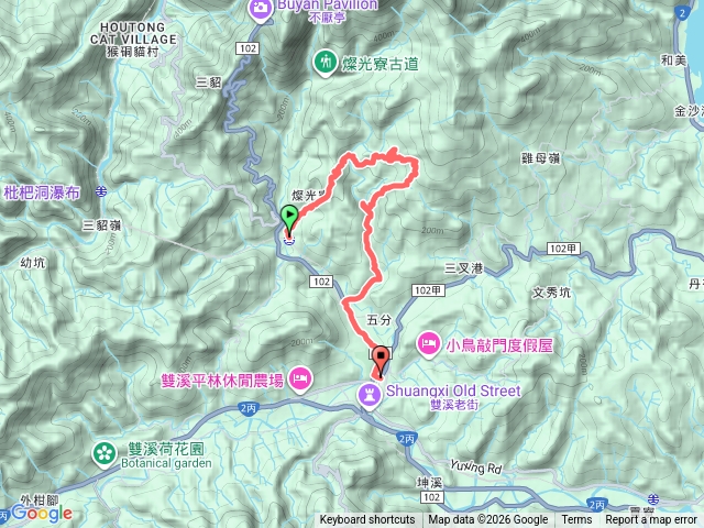 牡丹車站石笋山石笋媽石笋公庚子寮山庚子寮山西南峰雙溪車