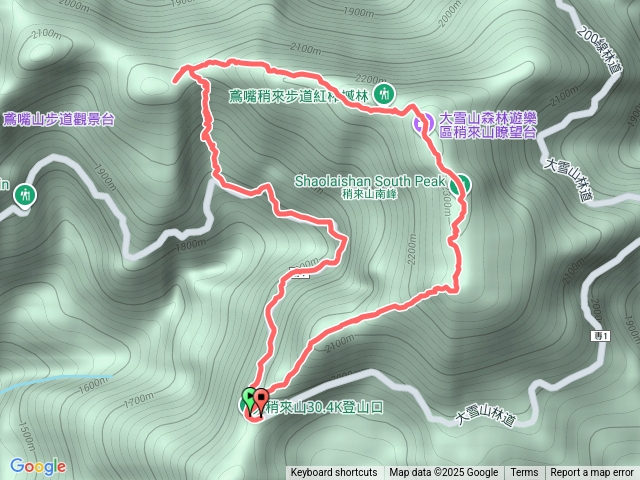 台中－臺灣百大必訪步道鳶嘴稍來山國家步道(部分路線)202512111617預覽圖