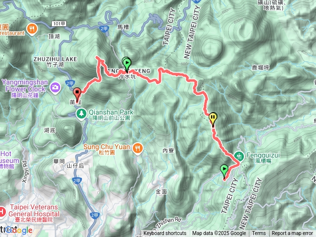 陽明山東段縱走下苗圃