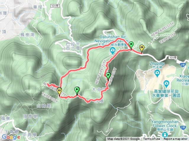 大屯山主峰 大屯坪 南峰 西峰 面天坪 面天山 二仔坪
