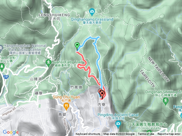 內寮古道-柳杉林秘境-竹篙山8字形