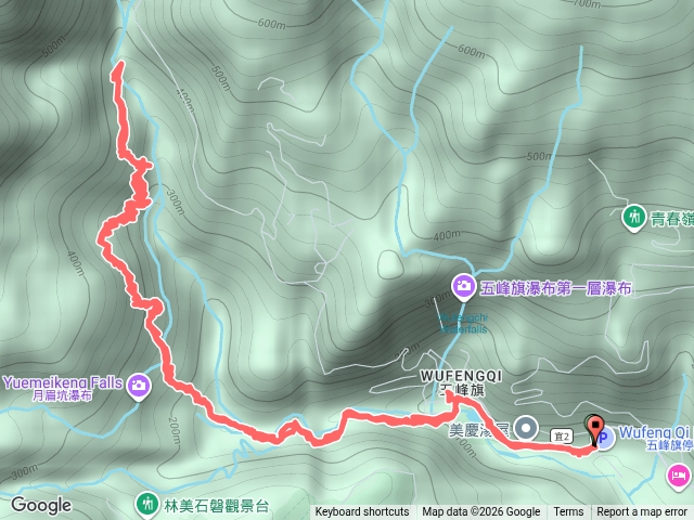 20260705 五峰旗通月古道行未竟(五峰旗停車場.石磐古道.通月越嶺古道.原路折回)預覽圖