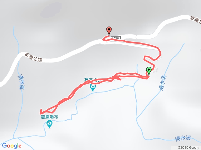 雲林草嶺萬年峽谷步道