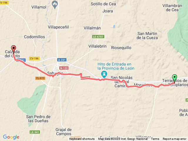 法國之路D20-Terradillos → Calzada預覽圖