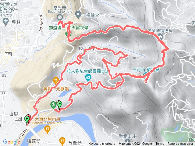 三進三出三汀山