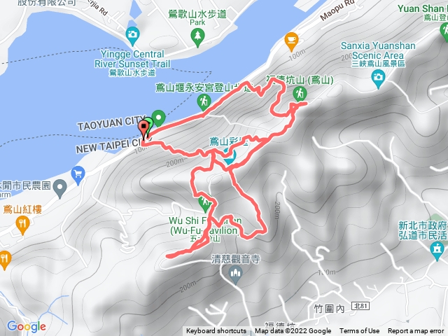 鳶山、五十分山8字型縱走