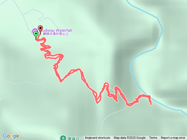 松鶴部落上蝴蝶谷（失敗）