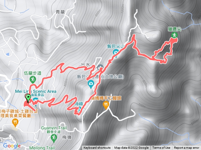 梅峰古道一線天