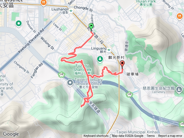 大安區福州山公園、中埔山、黎和生態公園預覽圖