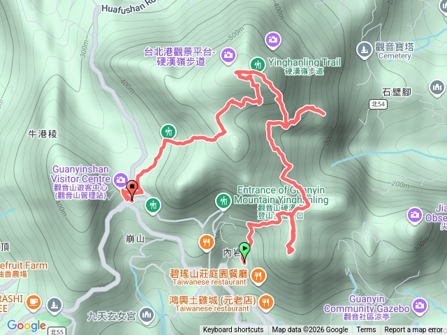 鷹仔尖.旺寮.小英雄.觀音山.遊客中心