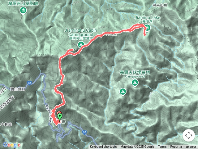 嘉明湖（向陽山三叉山）