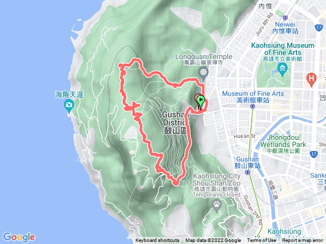 壽柴縱走O形(南壽山-北柴山三角點)