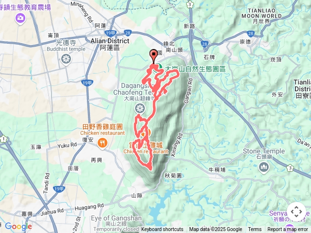 114.05.01.大崗山小百岳+大崗山南峰+大崗山北峰大O縱走