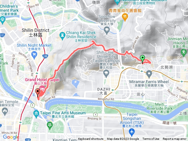 劍南路-圓山飯店