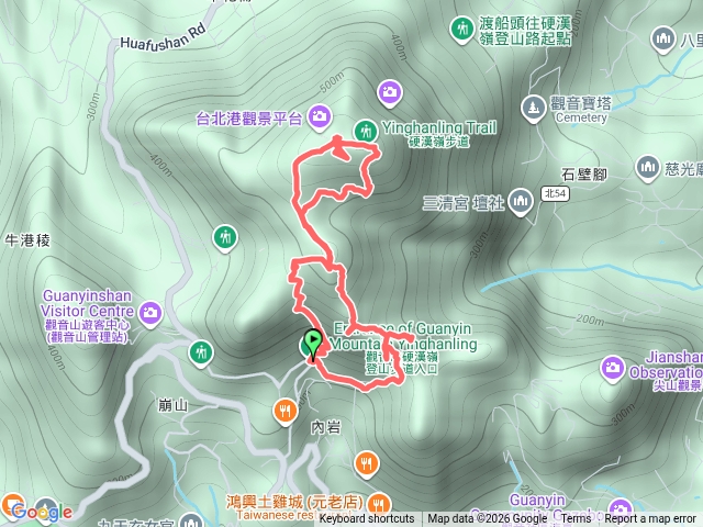 觀音山8字走預覽圖