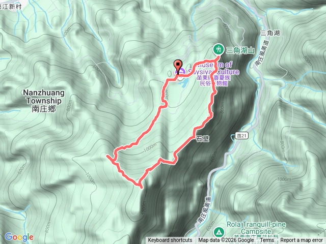 三角湖、向天湖、高天光山O繞