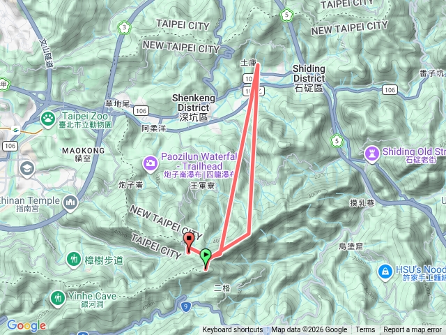 草湳大榕樹，二格山，筆架山，原路來回