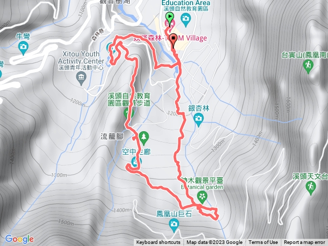 溪頭-大學池-神木步道O繞