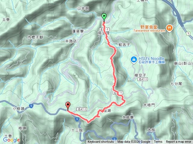 烏塗窟-月扇湖山-粗坑崙-風露嘴預覽圖