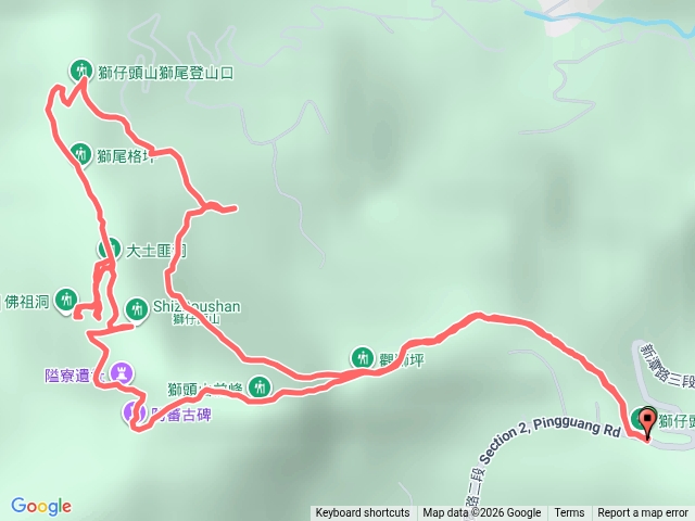 獅仔頭山登山步道預覽圖
