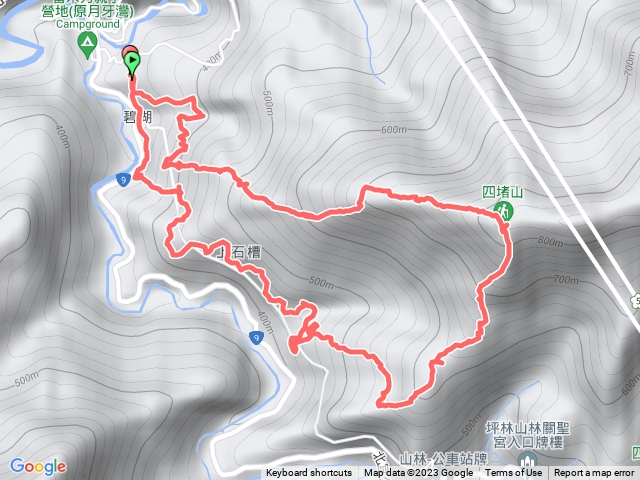 新北市坪林區 碧湖宮-四堵崙-四堵山-護管所遺址O型