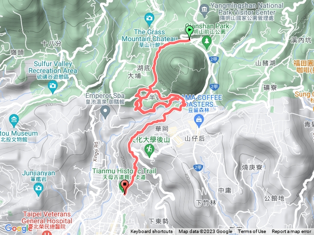 橫嶺半嶺水圳天母水管步道