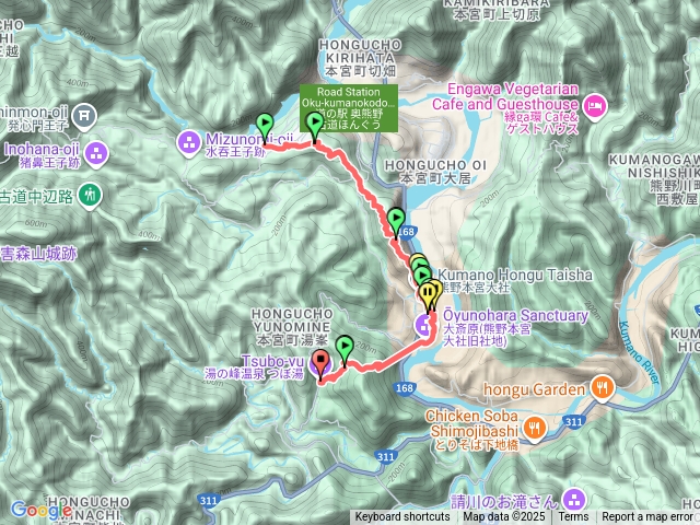 熊野古道中邊路農家民宿はる-扶拜王子-熊野本宮大社-大日越