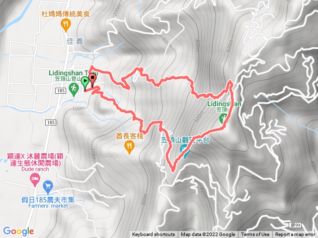 笠頂山2號進4號出