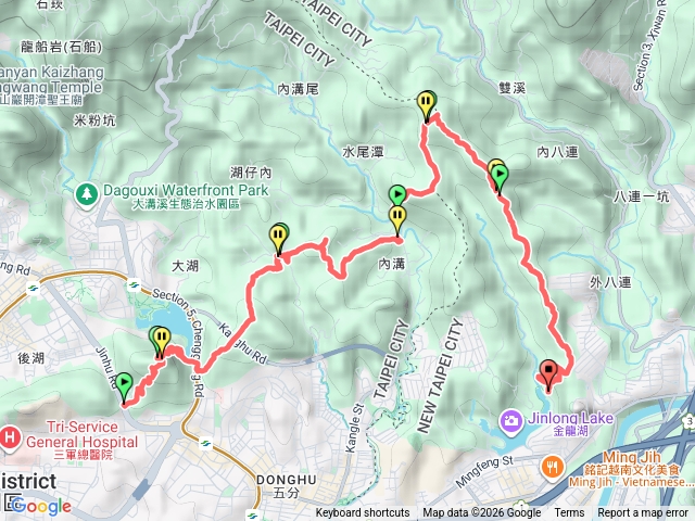 湖湖縱走--白鷺鷥山到金龍湖