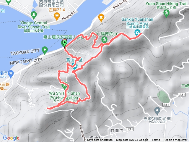 三峽鳶山彩壁、五十分山