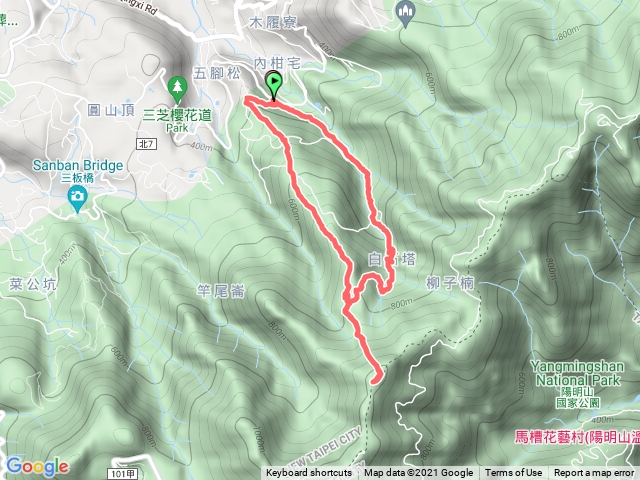 紅葉谷瀑布五腳松古道