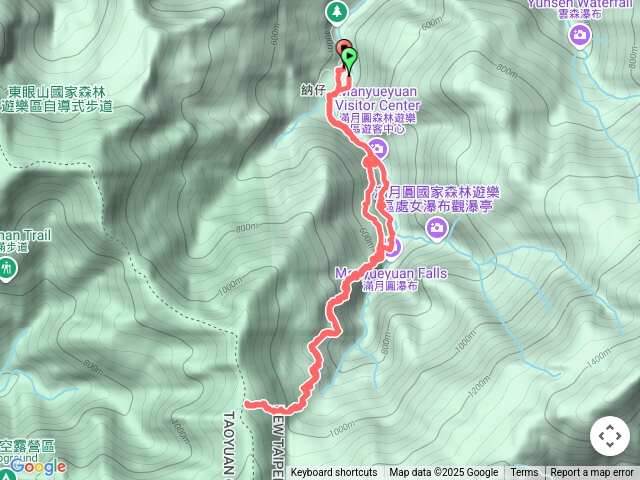 東滿步道，三叉點回