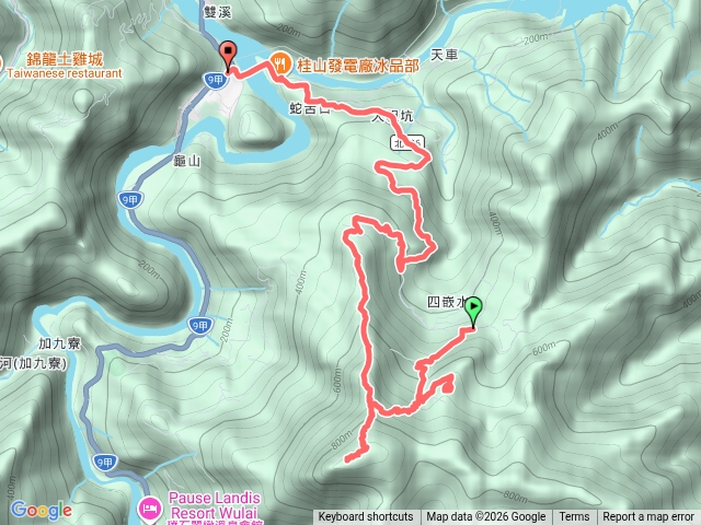 烏來四崁水聖母洞-大桶山東峰-大桶山-四崁水山出桂山預覽圖